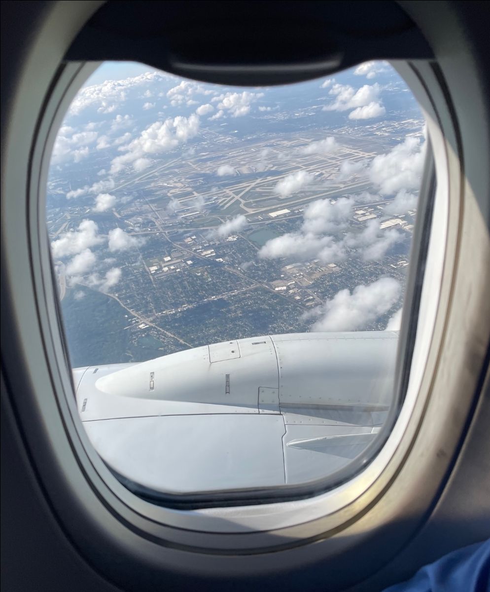 A view from the plane